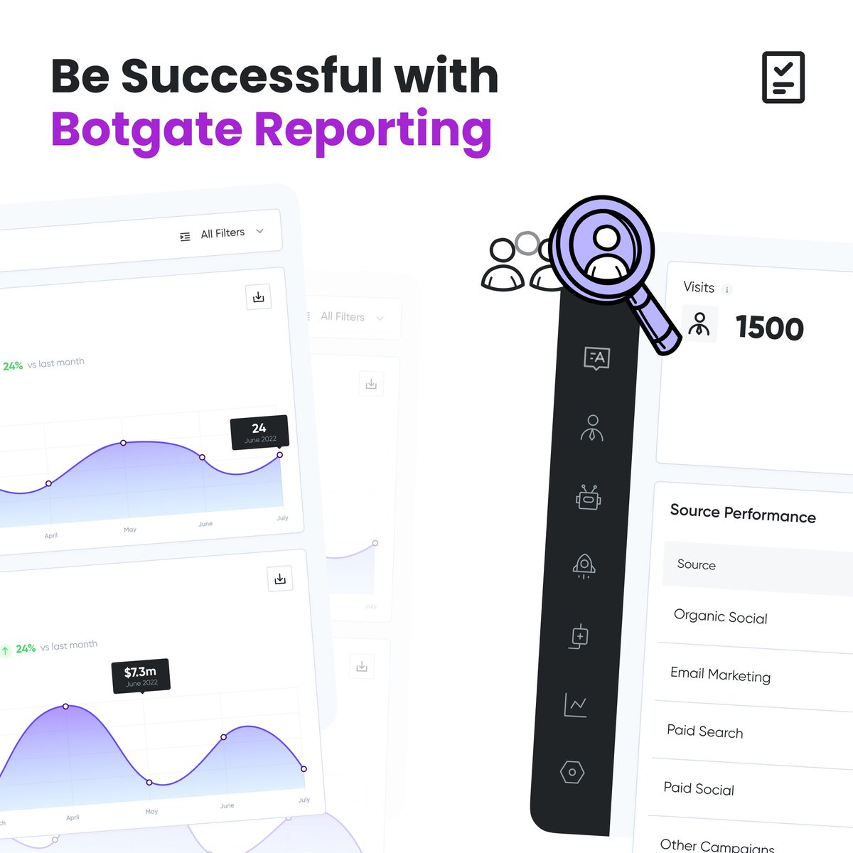 botgateai's tweet photo. The reporting screen is one of the most useful features you will notice once you enter the conversational marketing world of Botgate. Botgate provides an incredible experience and makes this process simple to follow.
Let's read ➡️  https://t.co/GUYk4x0SnN
#botgate #reporting #ai https://t.co/o235PUgtY9