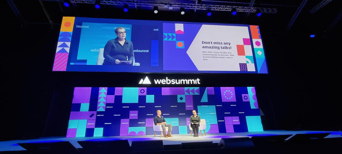 eyeo's tweet image. Today on the PandaConf stage at #WebSummit2022, @tillfaida, Co-founder of @eyeo, took part in a fireside chat on “The data revolution” with @JuliaAngwin, Founder &amp;amp; Editor-At-Large of @themarkup.

Together they analyzed the future of data in the online ecosystem. 

#DataScience