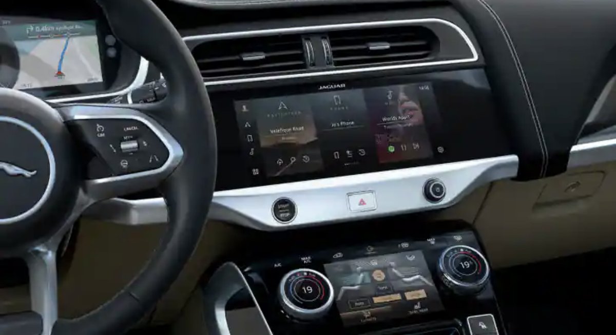 Seamlessly integrated technologies make controlling #IPACE features, and your connected devices, simple.