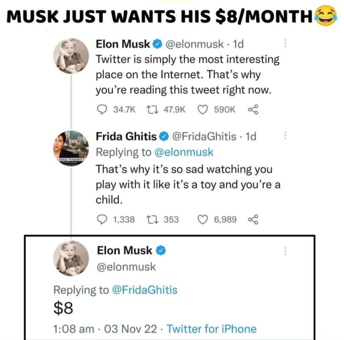 nmatraji's tweet photo. @elonmusk Focused 🤞 https://t.co/tdggf6kDaC