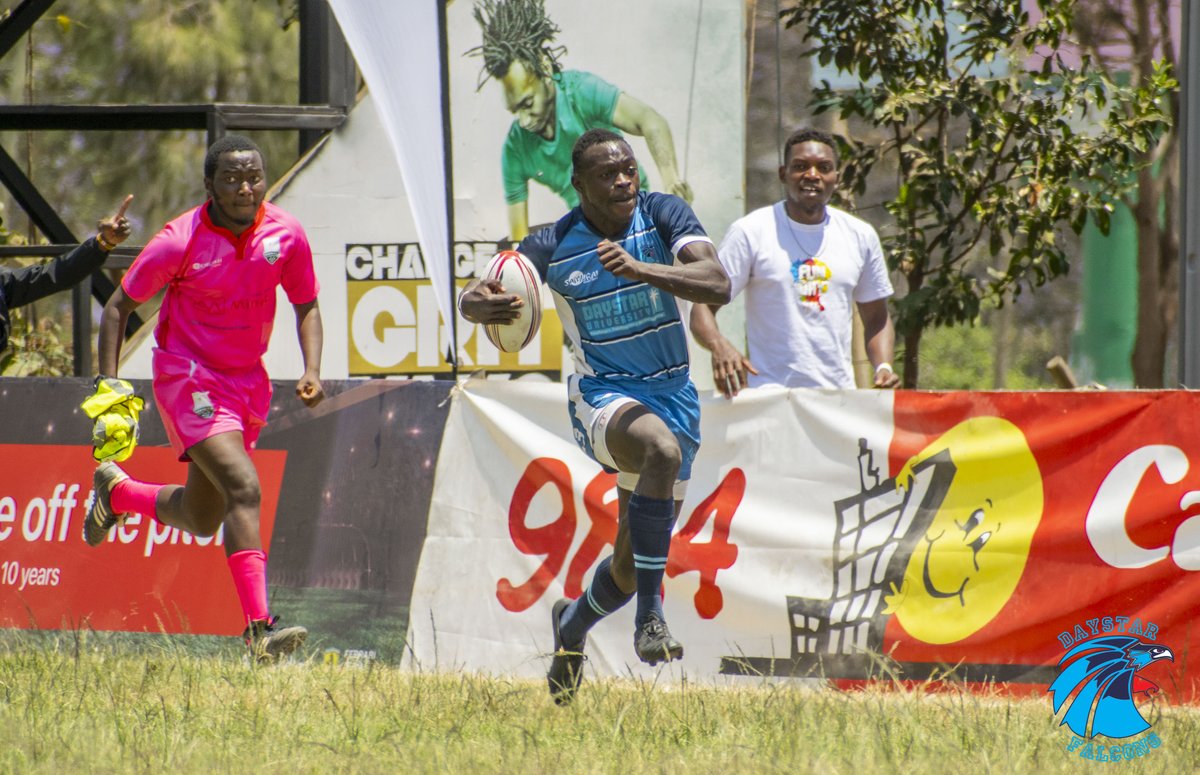 DUFalconsRugby's tweet photo. The squad largely remains unchanged, E. Wambugu and W. Ogutu make the match day squad with Patrick Odongo & Floyd Wabwire starting at outside wing and fullback respectively.
#PoweredByDaystarUniversity
#BeyondTheTry
#TintaDigital
#KiuFresh
#TakeMatters
#FloodiesIsBack https://t.co/kdEz2JdUV7