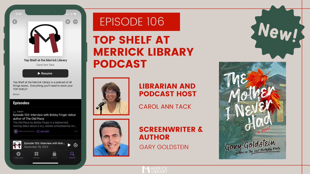 Top Shelf with Carol Ann Tack tweet media