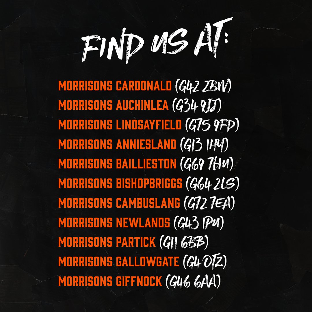 Our famous black bottle has hit the shelves in Morrisons, with Glasgow Gin now available in stores across the city. Grab a bottle and enjoy a glass of gallus! #GlasgowGin #TheGlasgowGin