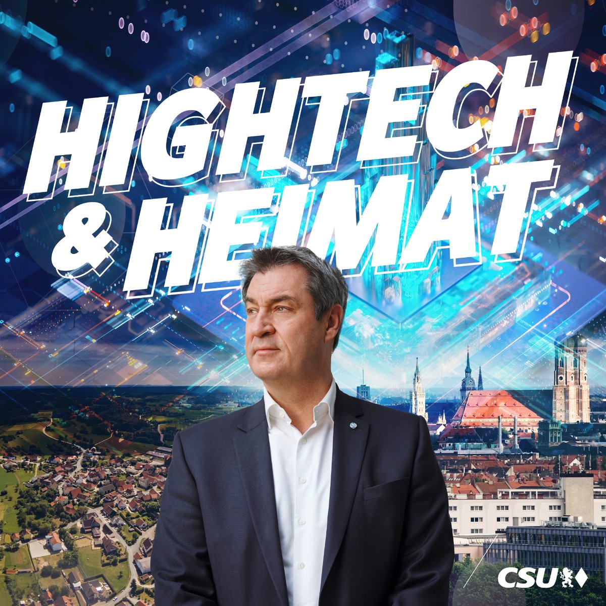 Von #Laptop &amp; #Lederhose zu #Hightech &amp; #Heimat. Beides geht bei uns Hand in Hand! Die Hightech-Agenda stellt die richtigen Weichen für die Zukunft des Freistaates. Gleichzeitig sind wir stolz auf unser #Brauchtum und scheuen uns auch nicht davor, dies zu zeigen.