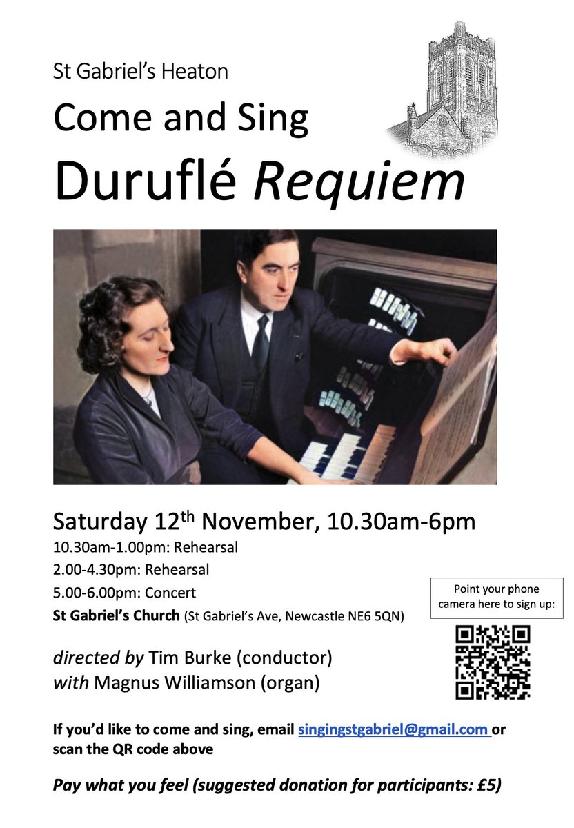 Tim Burke (@timburkemusic) on Twitter photo North East singers - come and sing Duruflé Requiem in Newcastle next Saturday 12th - and North Easterners in general, come and enjoy the concert at 5pm. Could you help get the word out with a retweet @RSCMDurham and <a href="/NclDiocese/">Newcastle Diocese (CofE)</a> ... 🙏🏻 North East singers - come and sing Duruflé Requiem in Newcastle next Saturday 12th - and North Easterners in general, come and enjoy the concert at 5pm. Could you help get the word out with a retweet @RSCMDurham and <a href="/NclDiocese/">Newcastle Diocese (CofE)</a> ... 🙏🏻