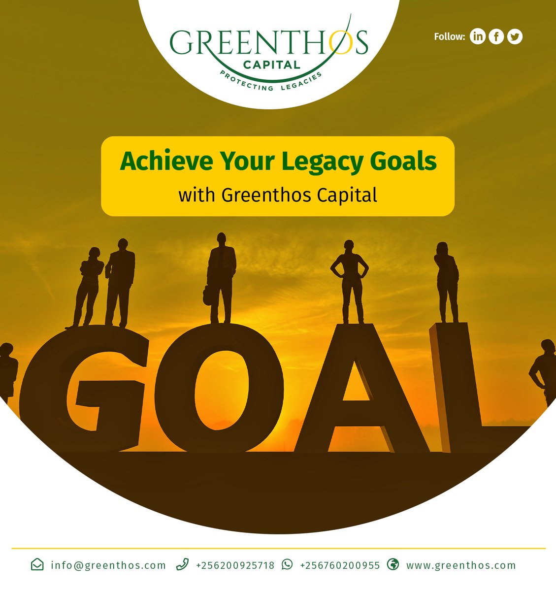 Greenthos_'s tweet photo. At Greenthos capital, we bridge the gap between our clients’ present reality and their envisaged legacy. We provide a comprehensive suite of legacy protection services across estate planning, corporate trust services, wealth advisory, and philanthropy. https://t.co/OFq2KX66Y9