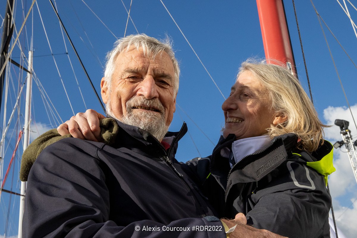 routedurhumENG's tweet photo. [(RHUM DEDICATION🍾)] 

Today was @CathChabaud and her #RhumMono "Formatives ESI Business School pour @OceanAsCommon" dedication in the presence of @VilleSaintMalo mayor, @gilleslurton and friend Halvard Mabire, Skipper of the #RhumMulti "GDD". #RDR22 https://t.co/hoSDLl9lYf