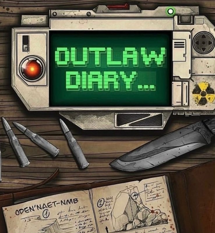 Outlaw_NFT's tweet photo. Only few more days to send YOUR part of the story... this second contest will end on the 9th of november. 
As always don't lose your chance to be part of the diary. https://t.co/LBYcD9q7Nh