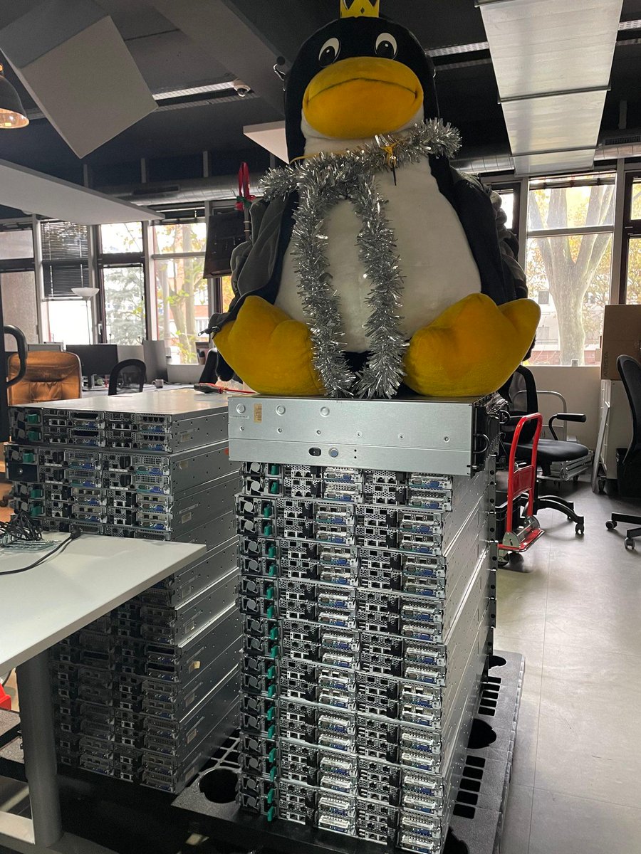Tux is decommissioning old servers ...