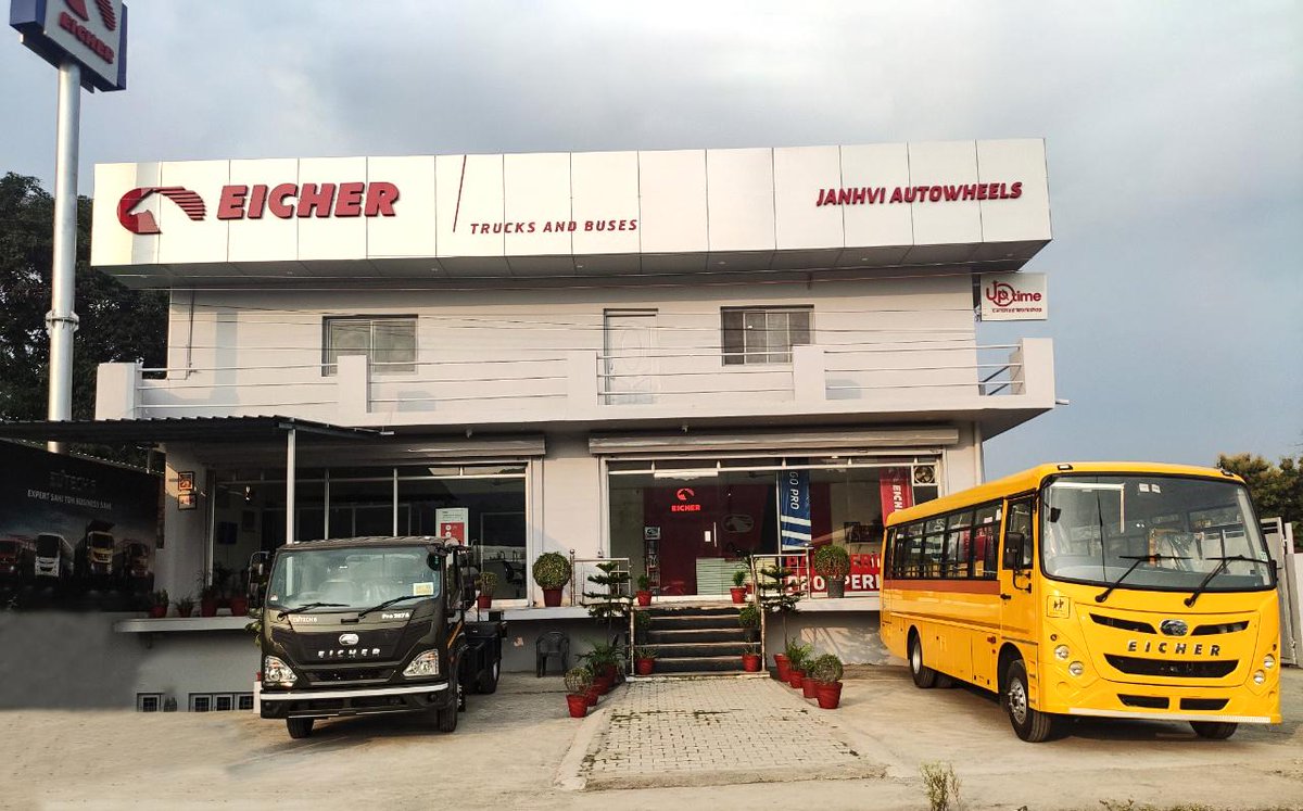 ETBIndia's tweet photo. We are ready with our new dealership, Janhvi Autowheels, Dehradun. We Are With You, Har Qadam Har Waqt.
Know More - https://t.co/0LuwsZww4L
#Dealership #DealershipNetwork #partnership #prosperity #growth #development #success #Eicher #EicherTrucksAndBuses https://t.co/fhqaHfna16