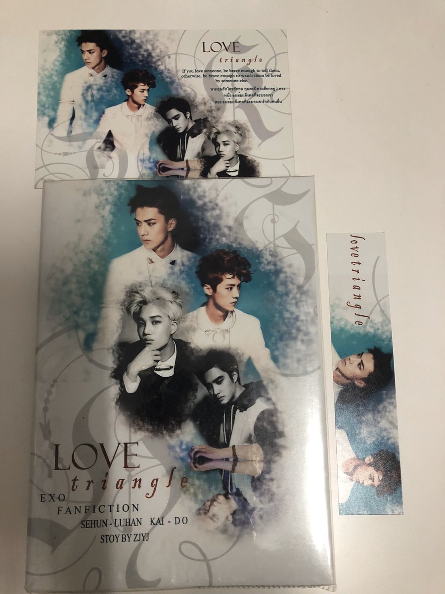 namjubaek's tweet photo. ฟิค love triangle 200฿ ส่งฟรีลทบ.💜  ขอดูรูปเพิ่มเติมได้ค่า
#ตลาดนัดEXO #ขายฟิค #ขายฟิคexo #ขายฟิคมือสอง #ขายของสะสมexo #exo https://t.co/RI9L2MkXSp