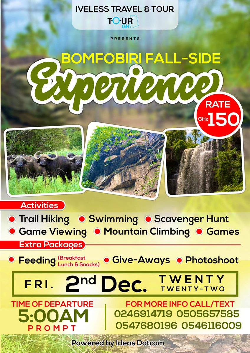 _TourGH's tweet photo. The kind of picnic experience dat will live u wit monumental memories https://t.co/8tVTQTLwLG