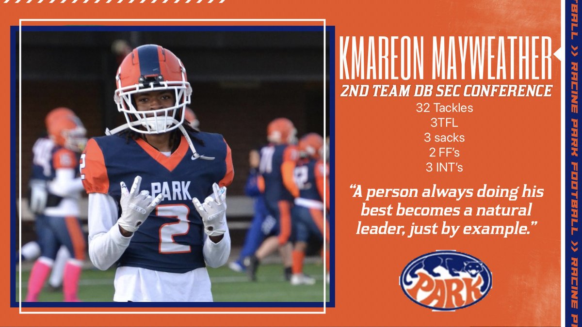 RacineParkFB's tweet image. 🐾🏈🧡💙