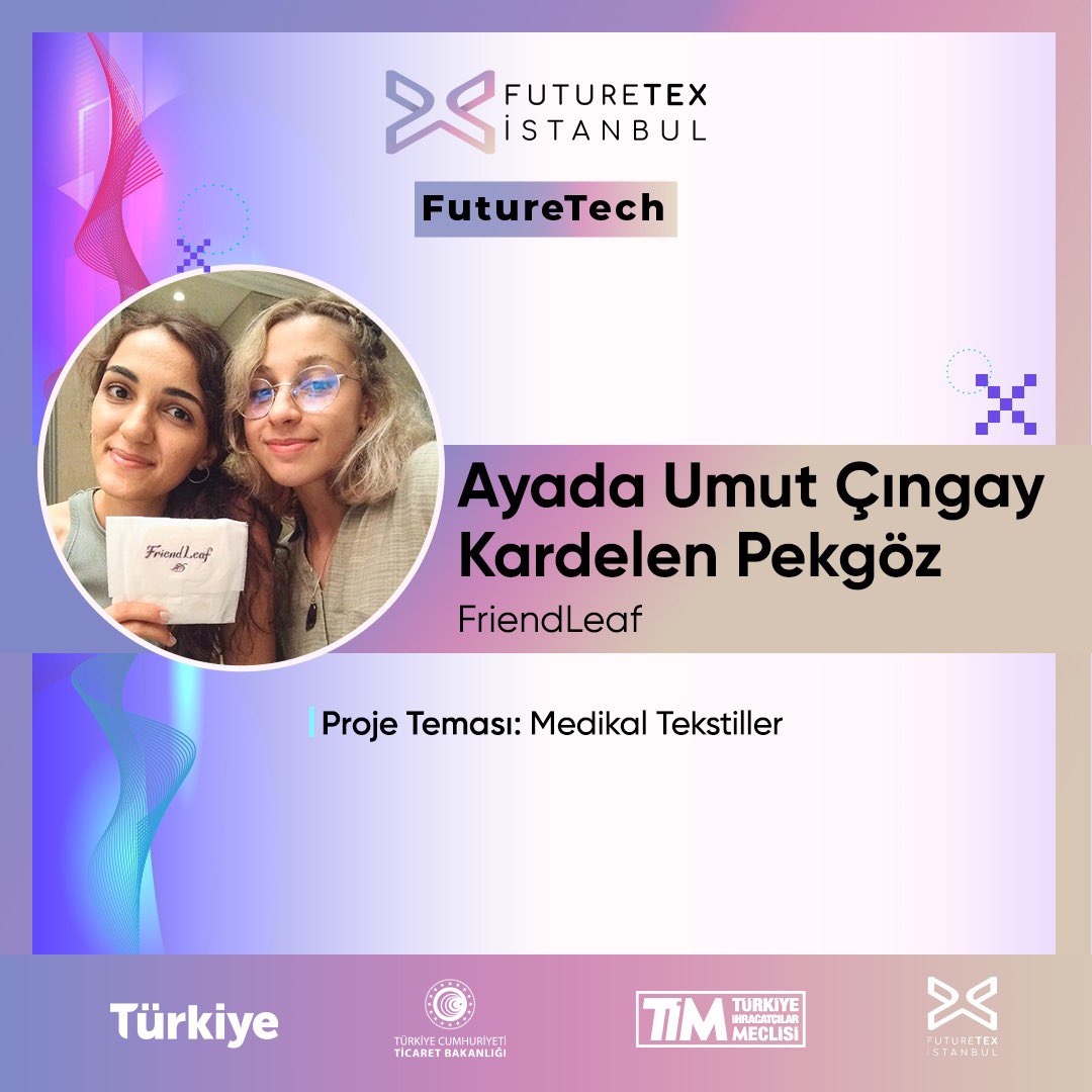 futuretexist's tweet photo. FutureTech yarışmamızın finalistlerinden Ayada Umut Çıngay ve Kardelen Pekgöz “Friendleaf” isimli projesi ile aramızda 👏
Üretim süreçleri devam eden tüm yarışmacılarımıza büyük final gecesinde başarılar diliyoruz.
#FutureTech #FutureTex https://t.co/j3EeUHiqtl