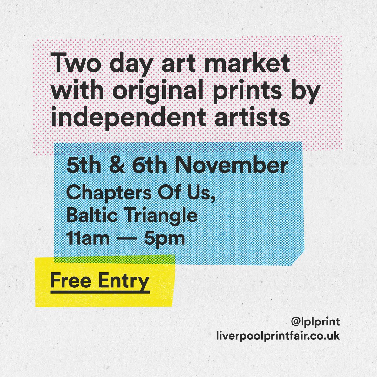 One day to go! Liverpool Print Fair starts this weekend and we are getting excited. Check out our website for the full stallholder lineup and which days they are selling on.
⠀
See you tomorrow!
⠀
Liverpool Print Fair
Saturday 5th &amp; Sunday 6th November
11am-5pm at Chapters Of Us