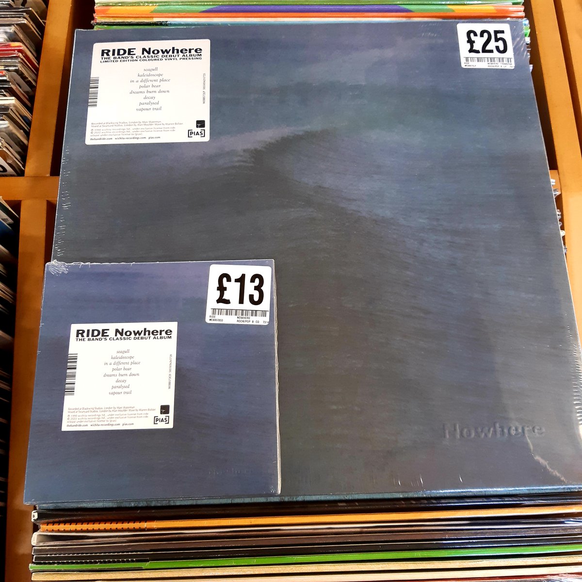 FOPPofficial's tweet photo. NEW MUSIC FRIDAY
These gorgeous @rideox4 reissues are out today!
• #Nowhere
• #4EPs
• #GoingBlankAgain
#gettofopp #ride #vinyl #records https://t.co/4ybuz7wXQy