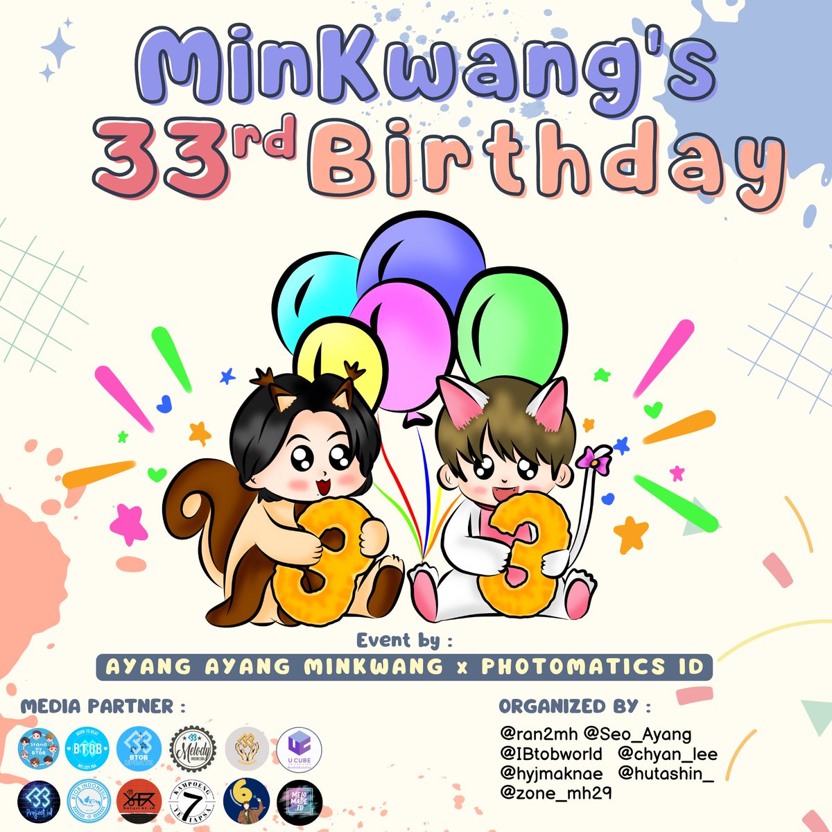 btobproject_id's tweet photo. Hai Melody, 
join di event  ultah Eunkwang &amp; Minhyuk yg ke 33 bersama @photomaticsid di beberapa kota
Cek kota kalian dan jangan lupa datang bagiin keseruan kalian di lokasi serta mention ayang-ayang minkwang! 
ada limited freebies juga lho
grab it fast! #MinkwangXPhotomatics https://t.co/41kuI6UQXV