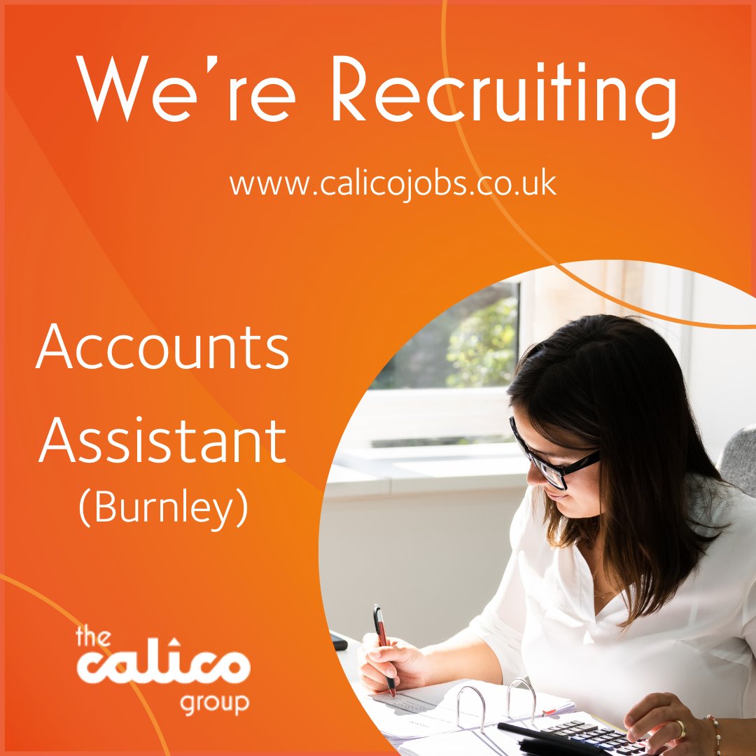 Calico_Group's tweet photo. We are Recruiting an Accounts Assistant based in Burnley! This a unique opportunity for an aspiring accountant to gain a qualification while working with a fantastic team! For further details, please click the link below.
https://t.co/fNFPYeFrL3 https://t.co/vHhKberDCX