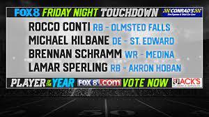 Today is the final day to cast your vote for Fox 8 Player of the Year.  Medina WR Brennan Schramm is on the list.  fox8.com/news/vote-for-…