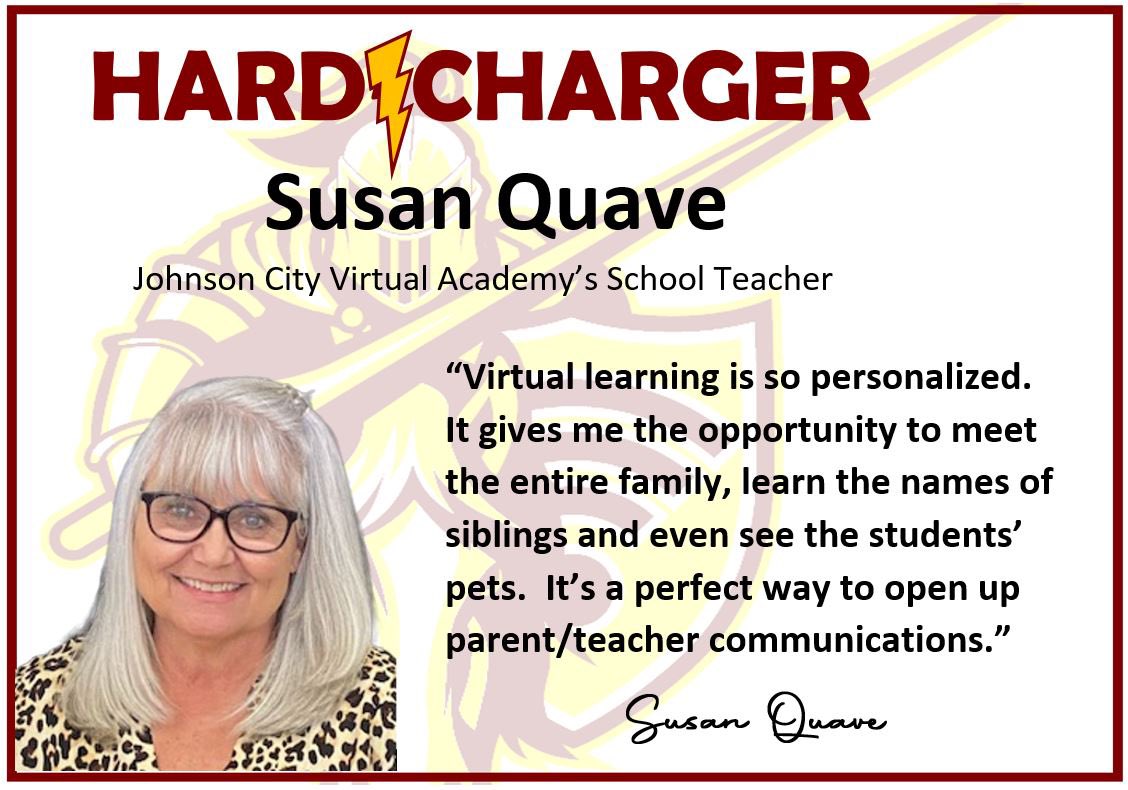 VirtualAcad_JCS's tweet image. The JCVA Hard Charger Award is granted to those individuals who value the team&apos;s success above their own individual success.