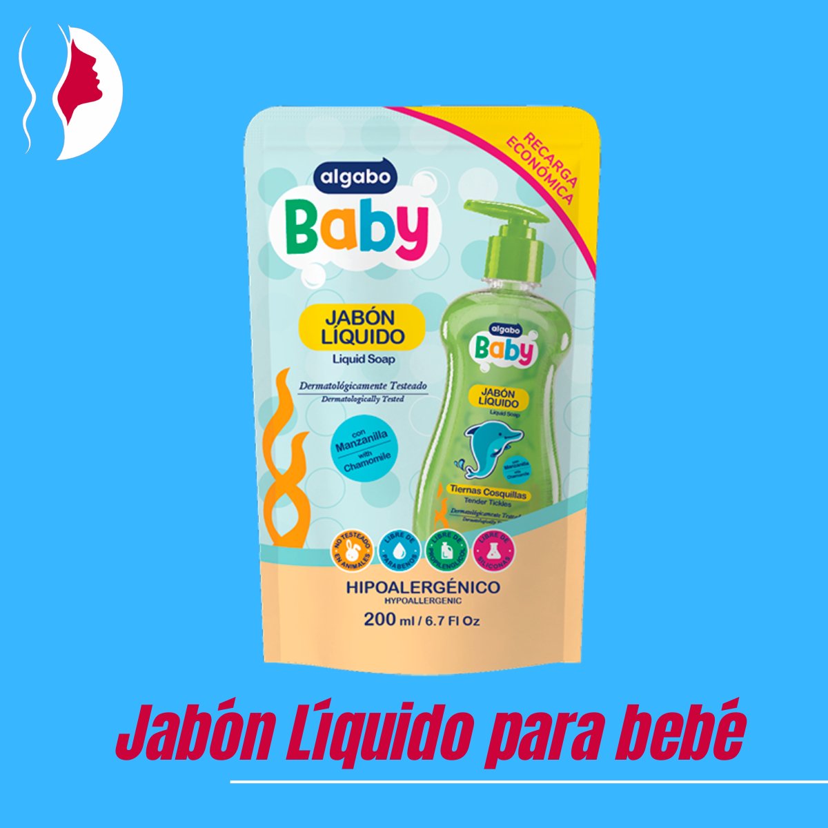morondistrib's tweet photo. Jabón líquido para bebé 👶
Hipoalergénico ✅
Podés escribirnos a través de nuestras #RedesSociales o por #Whatsapp al 3624- 603197 📱
#DistribuidoraMoron https://t.co/xZEuKTbVNf