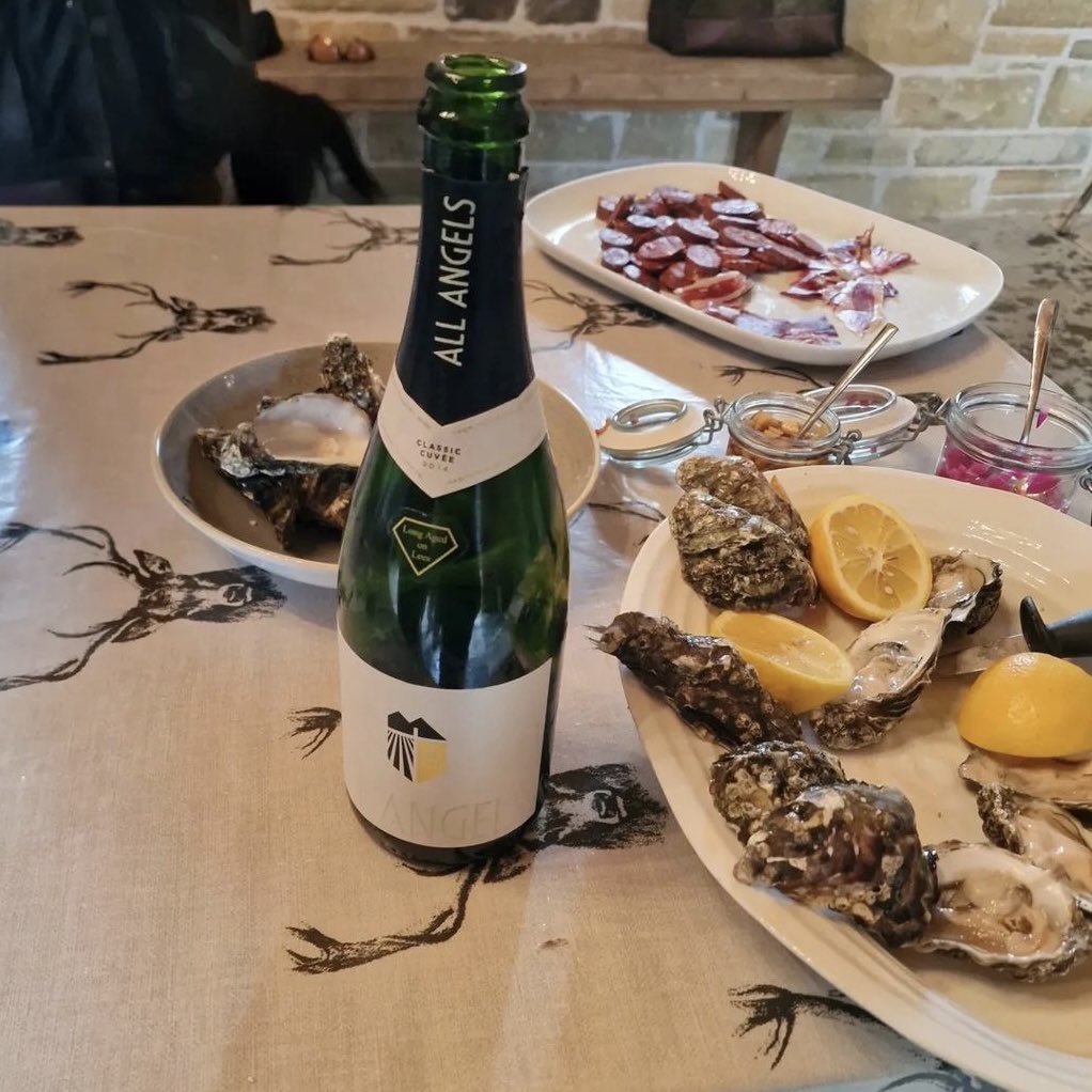 All Angels. In a field. With friends. Some time out post-harvest to get a little fresh non-vineyard air blowing through the lungs and remind myself about the countryside where I spent so much of my time growing up… 🥂

#englishsparklingwine #wineandart #allangels #berkshire