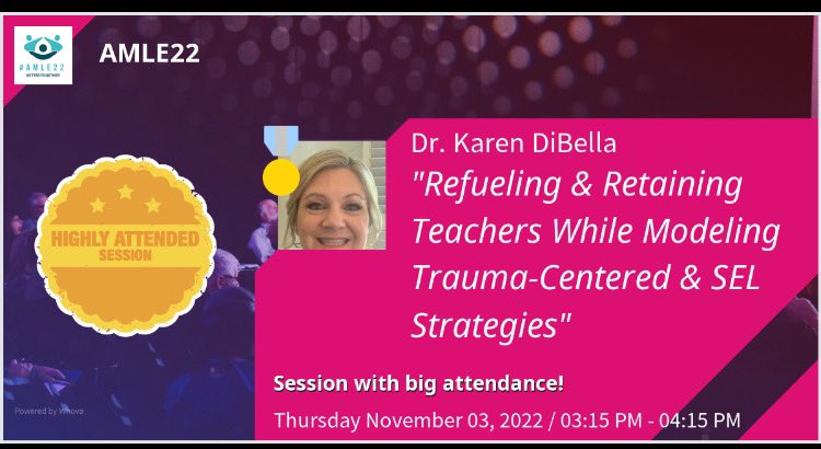 ksdibella's tweet photo. Let’s keep the conversation going! #AMLE22 https://t.co/v4h7VVqIrT