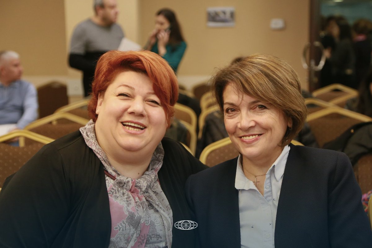 AMAA_Armenia's tweet photo. Social worker Elmira Gevorgyan and Naira Kerobyan, coordinator of AMAA Yerevan #Shogh Day Center, also participate in the forum. [2/3] https://t.co/jJhQoe1I3o