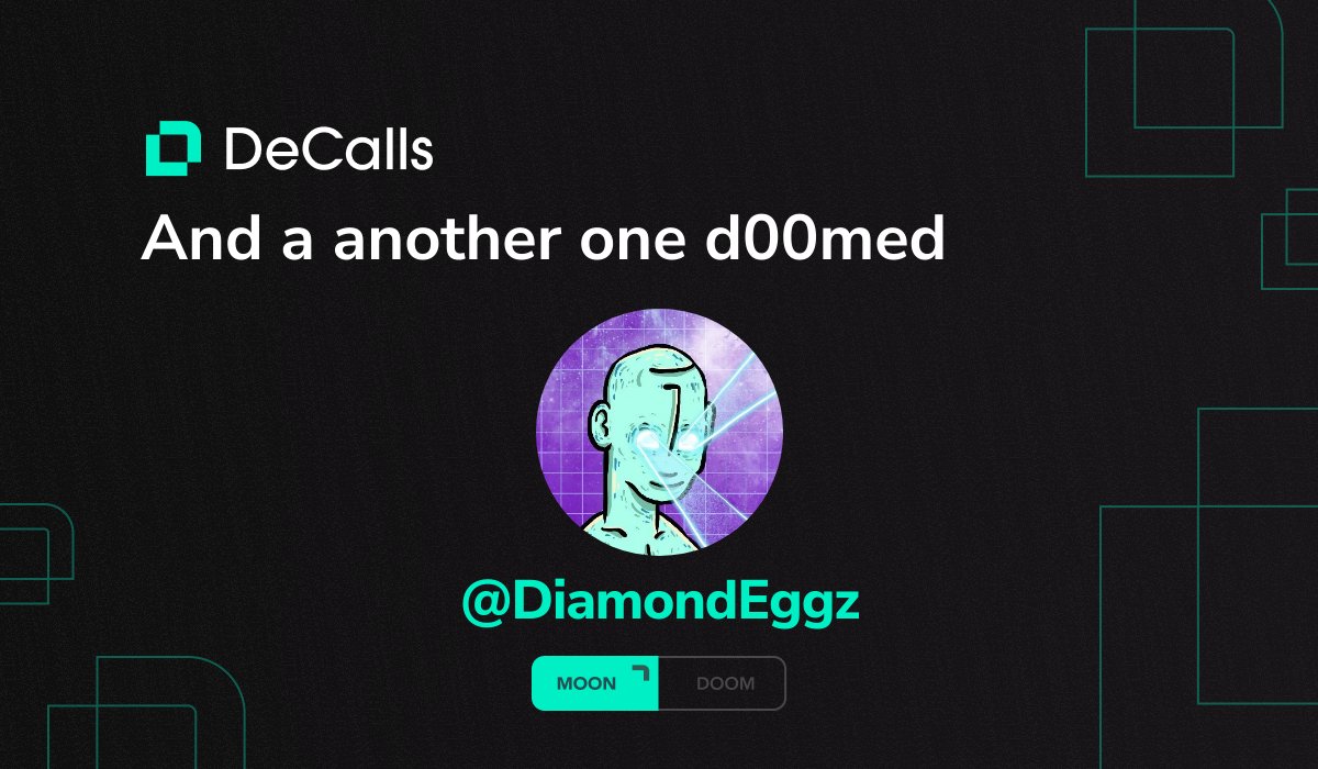 antro_hub's tweet photo. Congrats @DiamondEggz, you're d00med!

You're next @prime_imrj @crypto___scotty, if you haven't already go apply now or you're ngmi

https://t.co/WhobTdHpVe #d00mlist https://t.co/nH17XRiibh