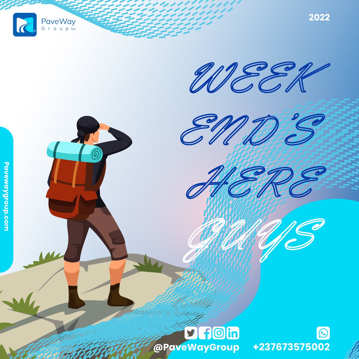 PavewayGroup's tweet photo. Hey guys😁! What's up for the weekend😊? It's the weekend mood activated for us🗣. What will you be doing this weekend? You may share with us your weekend vibe tips. Happy Weekend from us. Cheers!

#weekendvibes #weekendgetaway #weekendmood #weekendworkout #pavewaygroup. https://t.co/UsM1uBhgqh