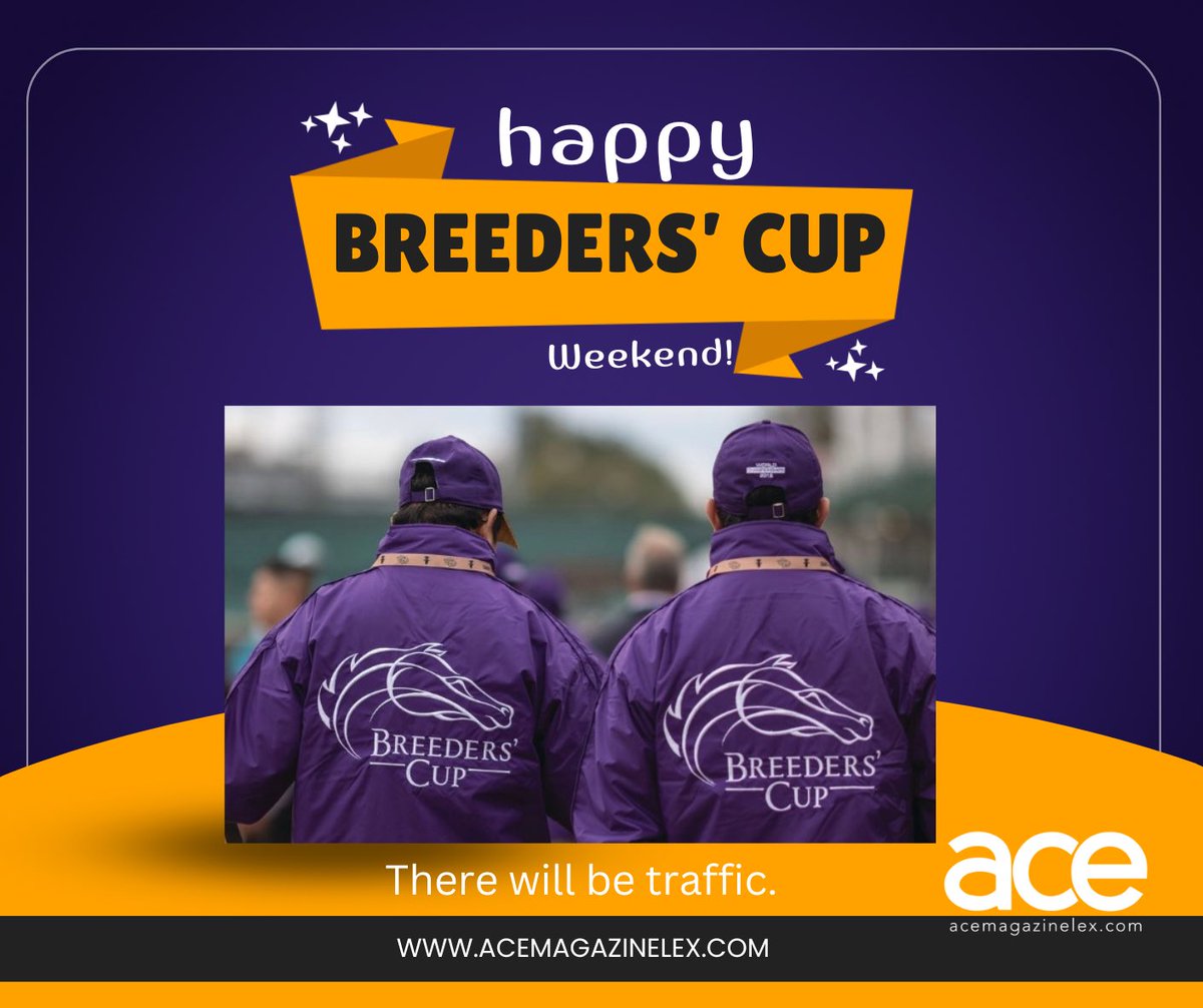 acemagazinelex's tweet photo. Happy @BreedersCup weekend @keeneland #LexingtonKY #HowdyAce #ThereWillBeTraffic https://t.co/UMCv2F9oY6