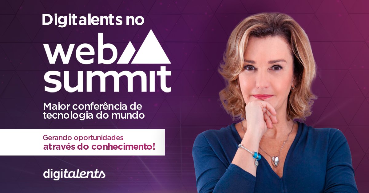SandraTurchi's tweet photo. A Digitalents está presente no Web Summit, evento considerado um dos mais importantes do segmento de tecnologia e inovação.

Como CEO da Digitalents, estou participando dessa conferência para trazer a todos vocês inúmeras inspirações. 

#websummit #digitalentsnowebsummit https://t.co/wQ3UyhGSrg