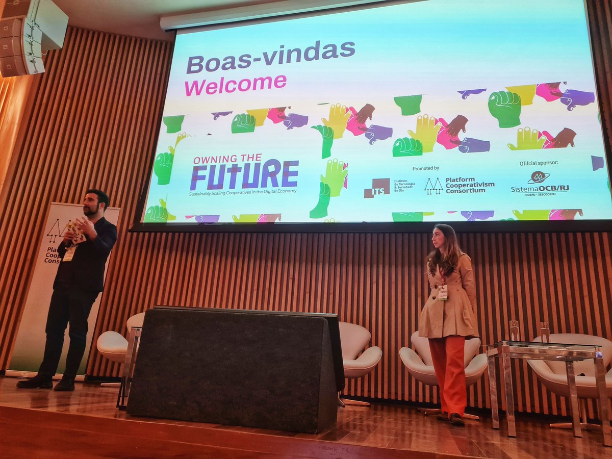 Começou a 7ª Conferência Internacional de Cooperativismo de Plataforma | Owning the Future Conference has started! 🌐💡 #PlatformCoop #OwningTheFuture  #GlobalSouth