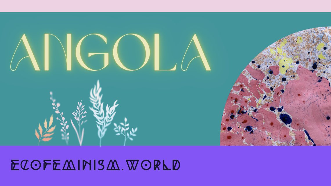 ecofemworld's tweet photo. #Angola #COP27 #climatejustice #genderjustice #LossAndDamage #stopecocide #WomensRightsAreHumanRights #intersectionalfeminism #ecofeminism #datafeminism #shechangesclimate #climateaction #feministeconomics #climatefinance #environmentallaw #ClimateCrisis https://t.co/7Va38lGGDa