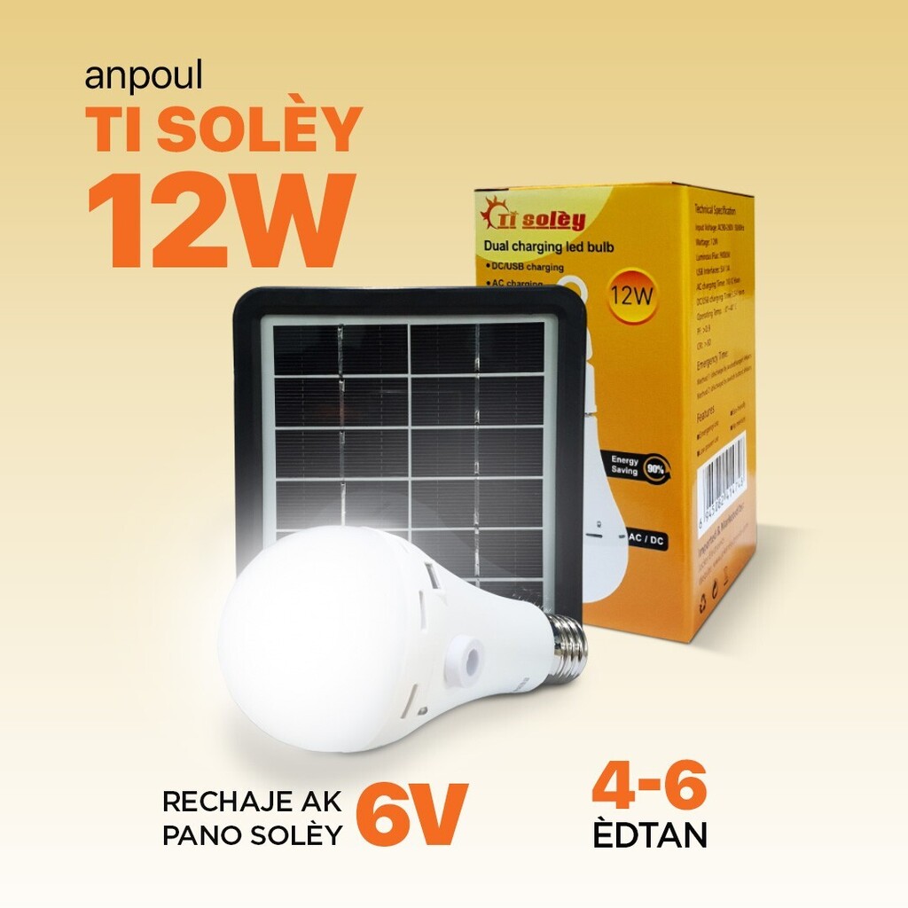 msc_haiti's tweet photo. Anpoul ti solèy 12W.

#mscplus #tisoley #lighting #lightroom #portablelamp #rechargeable #solarpanel https://t.co/Ue1nzRolfb