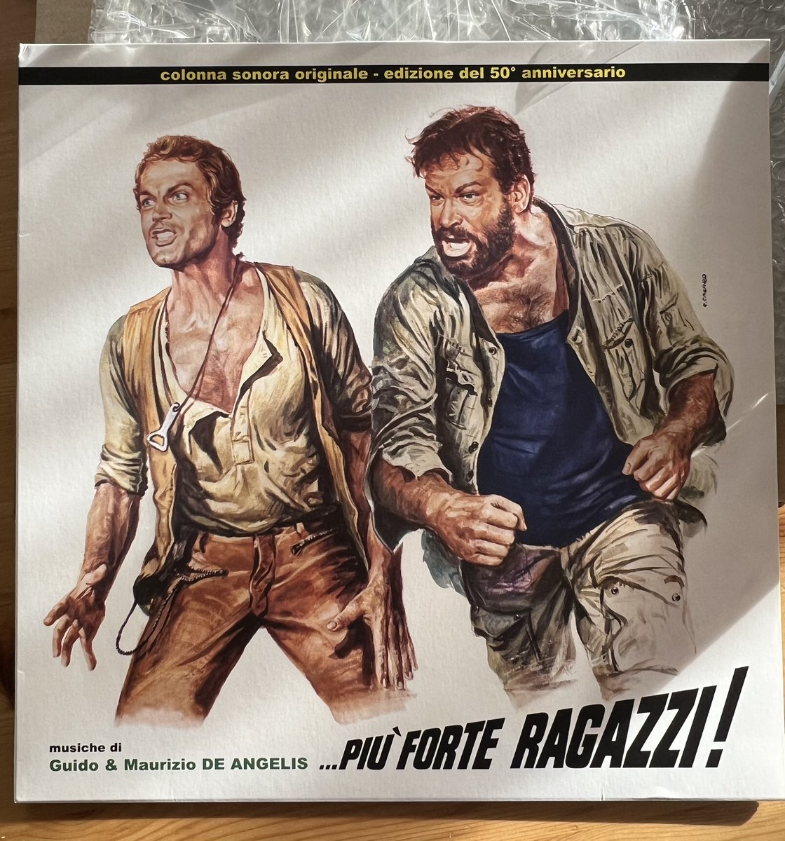 errorflash's tweet photo. 50 Jahre „Zwei Himmelhunde auf dem Weg zur Hölle“ limited Vinyl Soundtrack aus Italien besorgt. Ein höhepunkt beider Filmkarieren. Wieder was seltenes in meiner Vinyl Sammlung. #beatrecords https://t.co/h9523QODYQ