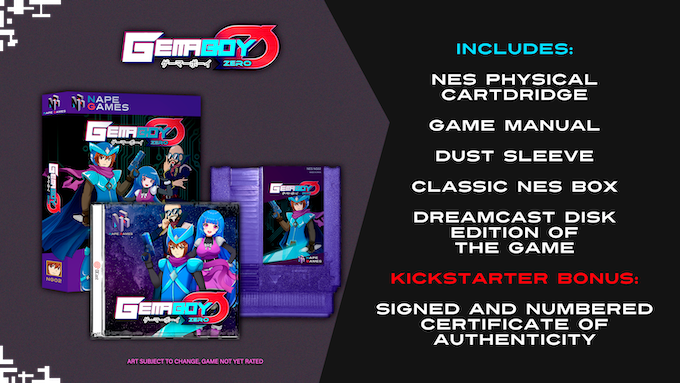 OriginalFei's tweet photo. 🚨 KICKSTARTER 🚨
[#Homebrew #NES &amp; #Dreamcast]
The new @NapeGames project is out on Kickstarter for PC, modern consoles and DC
+ a NES version is brought to you by @dale_coop 💪

➡️ https://t.co/1fMIX2uc0n

➡️ #hbconnexion

#Retrogaming #Nintendo #nesdev #SEGA #dcdev #retrodev https://t.co/csSZkTeW0O