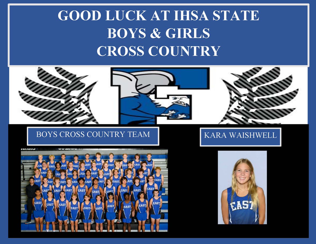 All the best to <a href="/lwe_xc_tf/">LWE BOYS XC & TF</a> and <a href="/karawaishwell22/">kara</a> as they compete in the IHSA State Cross Country Meets this weekend! Four straight years for Boys XC qualifying as a team and 2 for 2 for Kara!