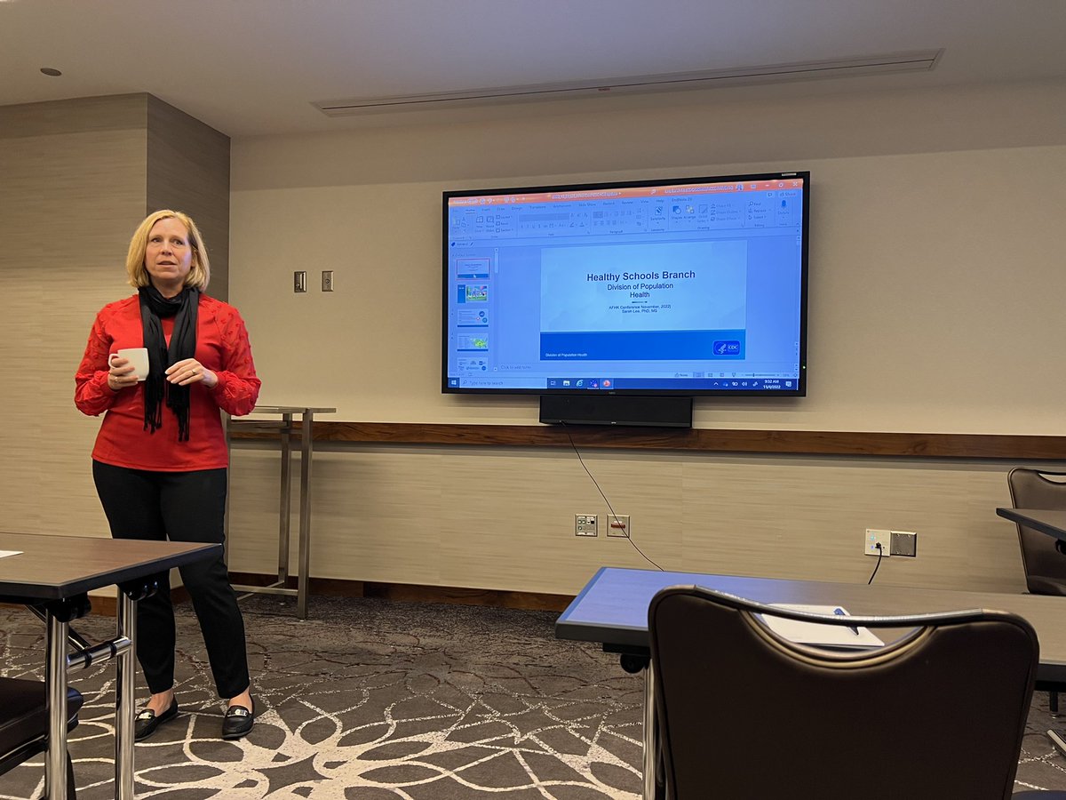 Cairnguidance's tweet photo. Always enjoy hearing what our partners at @CDCgov @CDCChronic are doing for #healthyschools #schoolhealth Thx for presenting at @Act4HlthyKids Sarah Lee! #realtalkrealsolutions
#WSCC #WholeChild https://t.co/lY6tmhzWoV