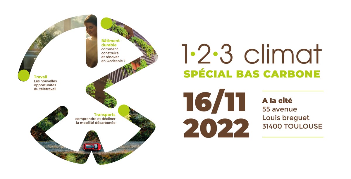 Organisées dans le cadre de la COP27, et en partenariat avec #ActforClimate, 123 Climat mettra en lumière les initiatives et les solutions #BasCarbone réalisées ou à venir à travers des ateliers, des pitchs vidéos et une agora des solutions.
#environnement #climat #123climat2022