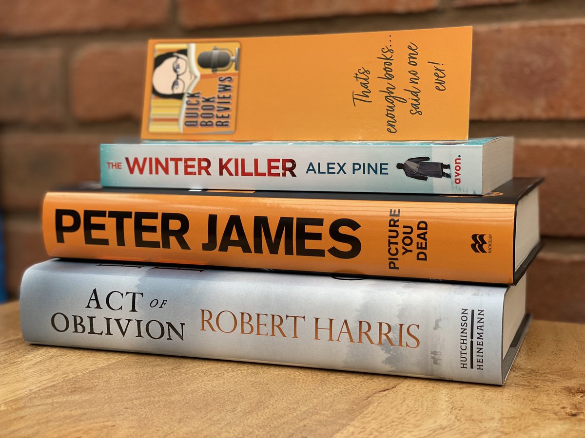 QuickBookRevie3's tweet photo. Here’s a new #Giveaway for #booktwitter! To have a chance of receiving all 3 books plus a “Quick Book Reviews Podcast” bookmark please:
1. Follow me 
&amp; 2. Like this tweet 
&amp; 3. RT this tweet!
Ends 13/11 midnight. UK only. Min age 18. Good luck! #BookGiveaway #Books https://t.co/k6fAi6RI8y