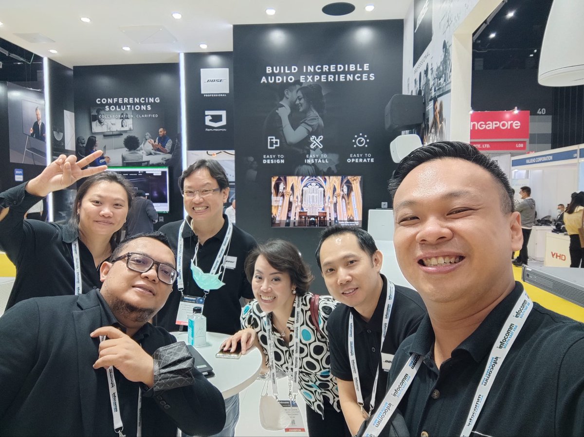 BosePro's tweet image. Thank you to the #BoseSingapore team for traveling to the show to assist our local Thailand distributor of over 50 years, #Asavasopon.

#InfoCommSEA #ProAV #AVtech #Technology #avindustry
