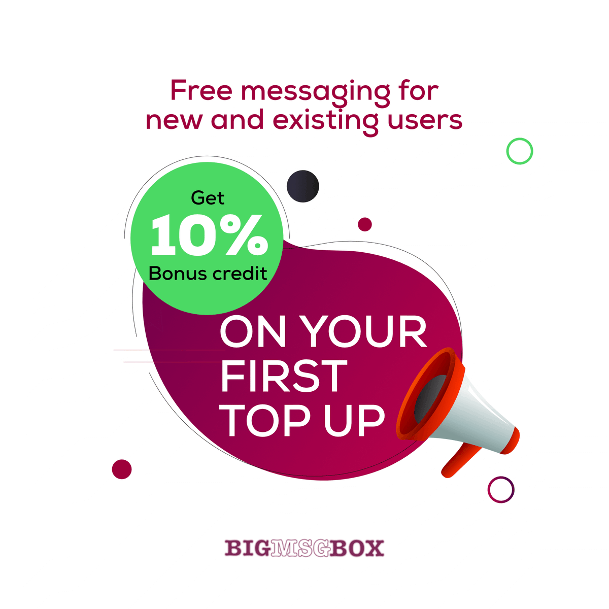 volta_social's tweet photo. 🥳 Take advantage of our special offer today and set your business on the path to growth with BigMsgBox's customer engagement tools!

🔗Get started here: https://t.co/9Sydkmggt9

#BigMsgBox #CreatingConnections #CustomerEngagement #CustomerRetention  #LeadGeneration https://t.co/ziSZvY5axv