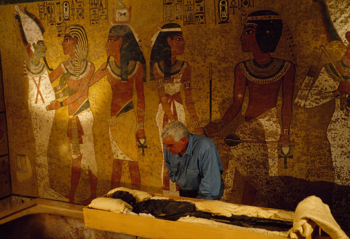 National Geographic Museum (@natgeomuseum) on Twitter photo Today we’re celebrating the 100th anniversary of King Tut's tomb discovery! 100 years later, the story of King Tut's tomb continues to captivate the world. But our extensive coverage of the unknown doesn’t stop there — <a href="/InsideNatGeo/">National Geographic Society</a> funded CT scans in the tomb in recent years. Today we’re celebrating the 100th anniversary of King Tut's tomb discovery! 100 years later, the story of King Tut's tomb continues to captivate the world. But our extensive coverage of the unknown doesn’t stop there — <a href="/InsideNatGeo/">National Geographic Society</a> funded CT scans in the tomb in recent years.