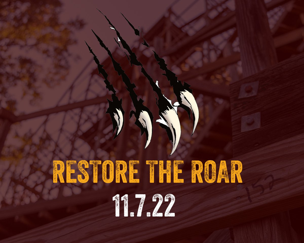 KingsDominionVA's tweet image. Something’s growling on the Kings Dominion Blog. Find out this Monday. bit.ly/3DrZPWQ #RestoreTheRoar