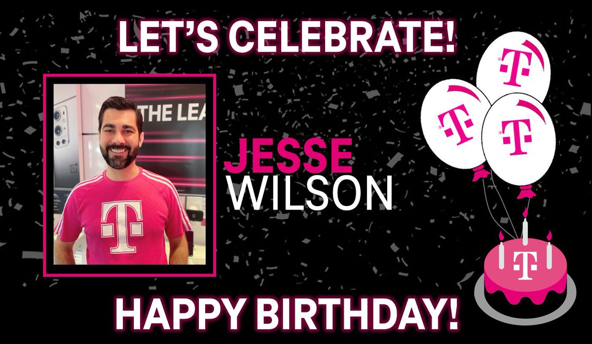 Please join me in wishing Jesse a Happy Birthday! Enjoy your day, we appreciate all that you do!
