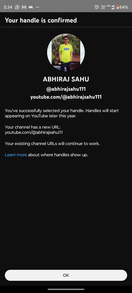 AbhirajSahu111's tweet photo. Got it Finally 😍 @stufflistings 
#youtubeshorts #youtubehandle https://t.co/nhMO0XqoCz