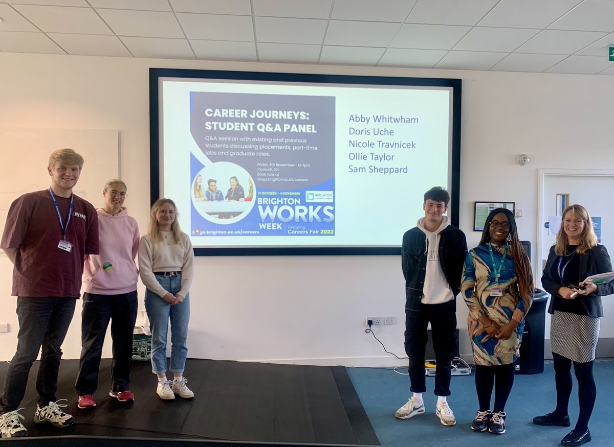 Doris Uche (@bsuactivities) on Twitter photo Thank you to all the students that came for the Careers Student Panel. It was so great being on the panel with this amazing team and answering all your questions on careers, placement and employability tips! @SUBrighton <a href="/uniofbrighton/">University of Brighton</a>cs @uniofbrighton Thank you to all the students that came for the Careers Student Panel. It was so great being on the panel with this amazing team and answering all your questions on careers, placement and employability tips! @SUBrighton <a href="/uniofbrighton/">University of Brighton</a>cs @uniofbrighton