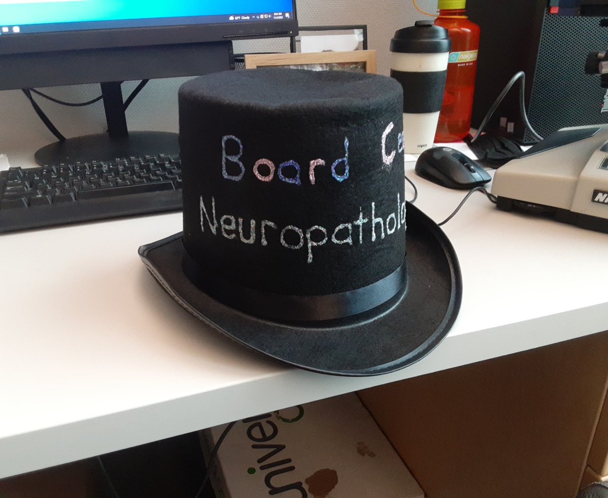 MccordMatt's tweet photo. Incredibly thoughtful gift from @KatyMccortney for passing boards. Amazing detail on the neuron, right down to the nodes of Ranvier! https://t.co/UJOLwRO0PR