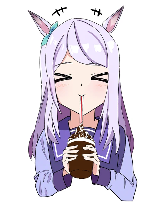 マックカフェ×ゴディバのコラボフラペチーノ、美味しそうね…。#ウマ娘 #メジロマックイーン 